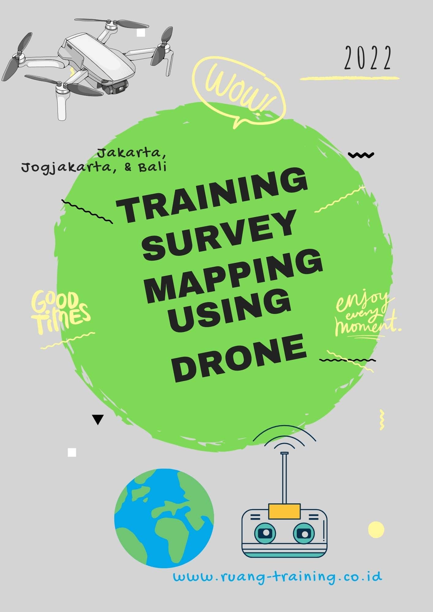 pelatihan Training Survey Mapping Menggunakan Drone  online