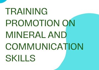 TRAINING PROMOTION ON MINERAL AND COMMUNICATION SKILLS