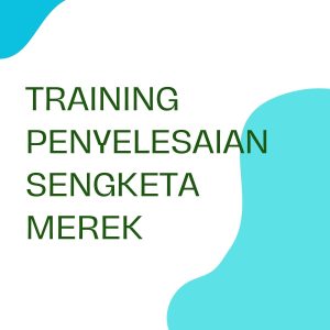 pelatihan PENYELESAIAN SENGKETA MEREK online