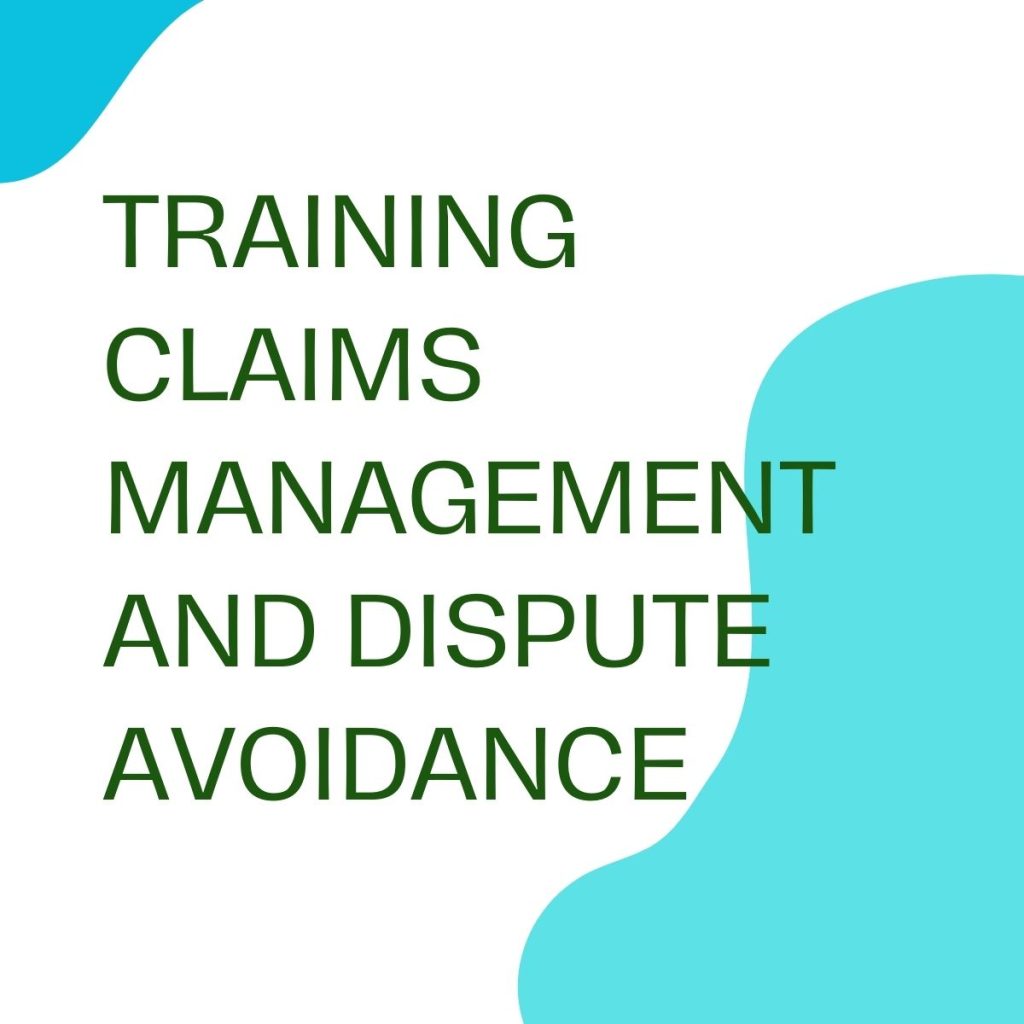 pelatihan CLAIMS MANAGEMENT AND DISPUTE AVOIDANCE di bali