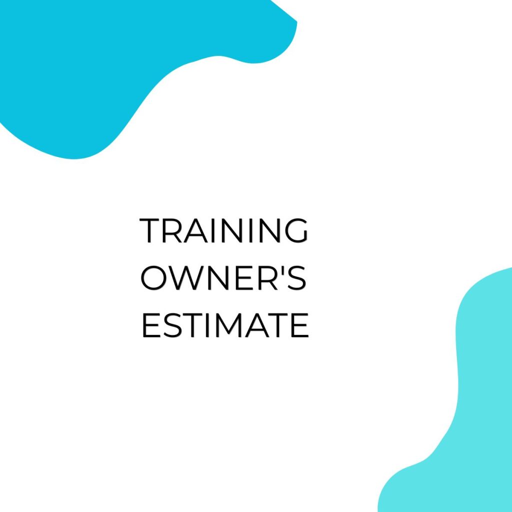 pelatihan TRAINING OWNERS ESTIMATE di bali