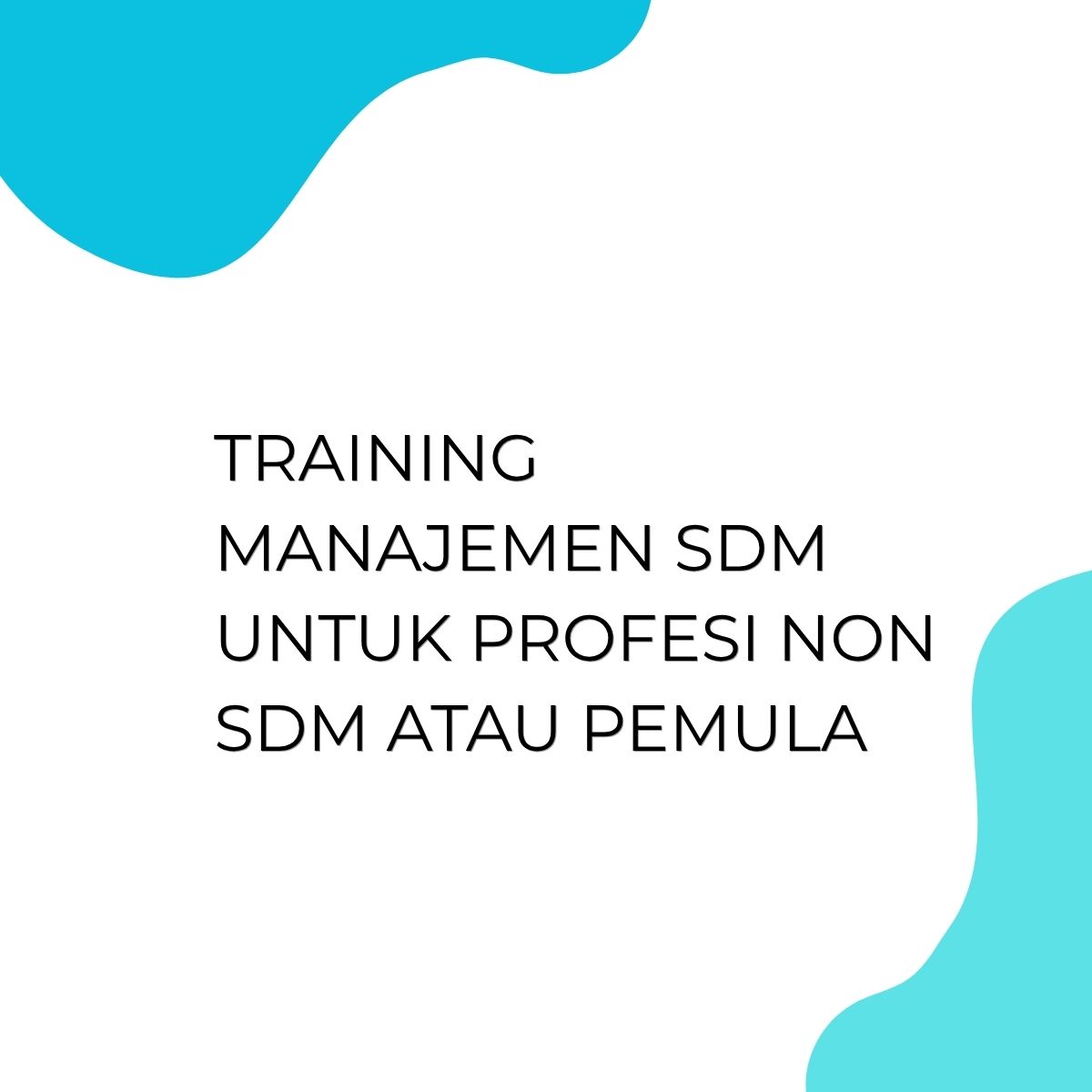 pelatihan MANAJEMEN SDM UNTUK PROFESI NON SDM ATAU PEMULA di bali