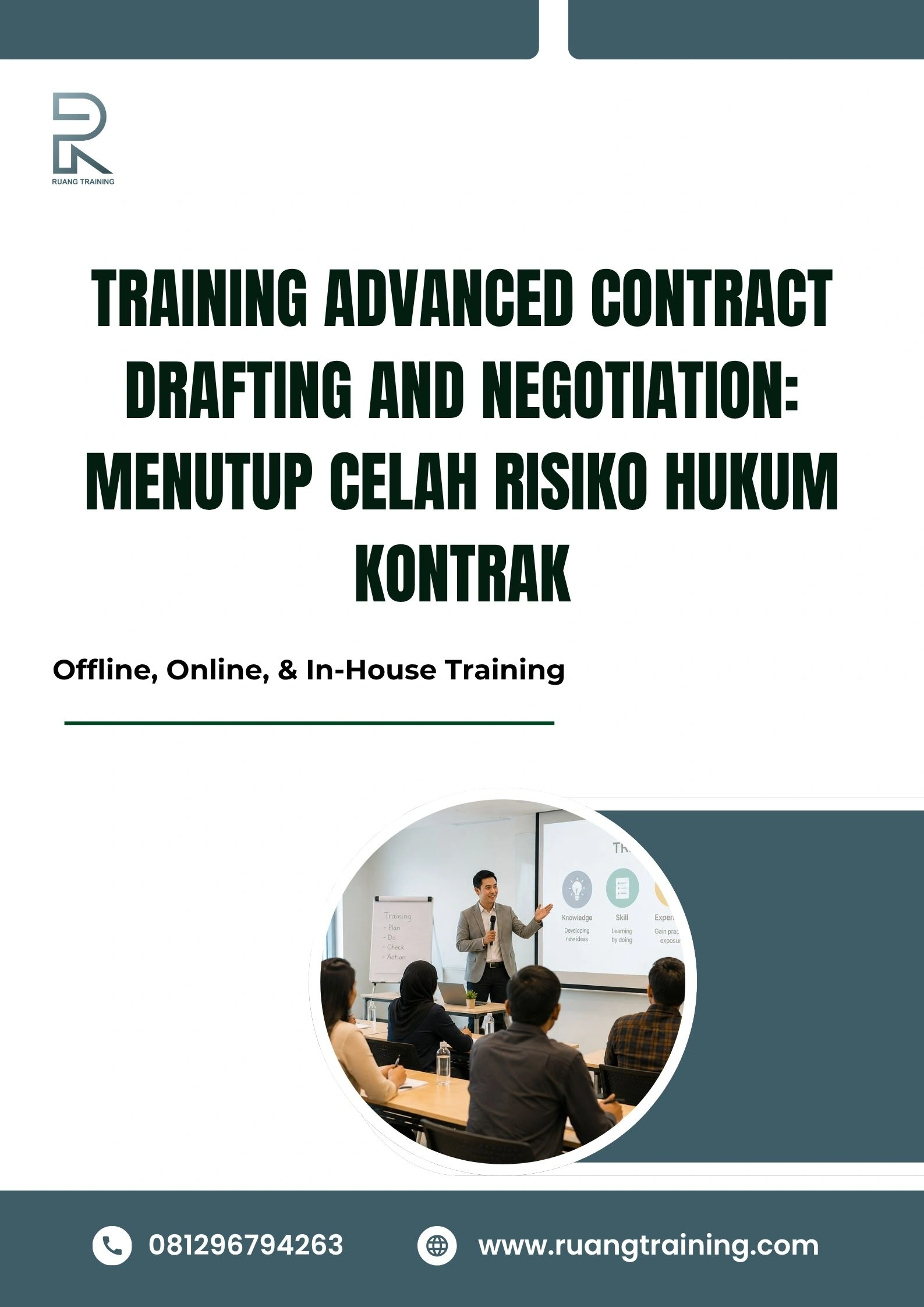 pelatihan ADVANCED CONTRACT DRAFTING AND NEGOTIATION: MENUTUP CELAH RISIKO HUKUM KONTRAK di bali