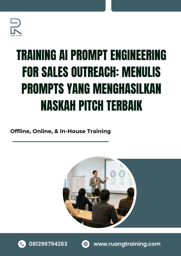 pelatihan AI PROMPT ENGINEERING FOR SALES OUTREACH: MENULIS PROMPTS YANG MENGHASILKAN NASKAH PITCH TERBAIK di bali