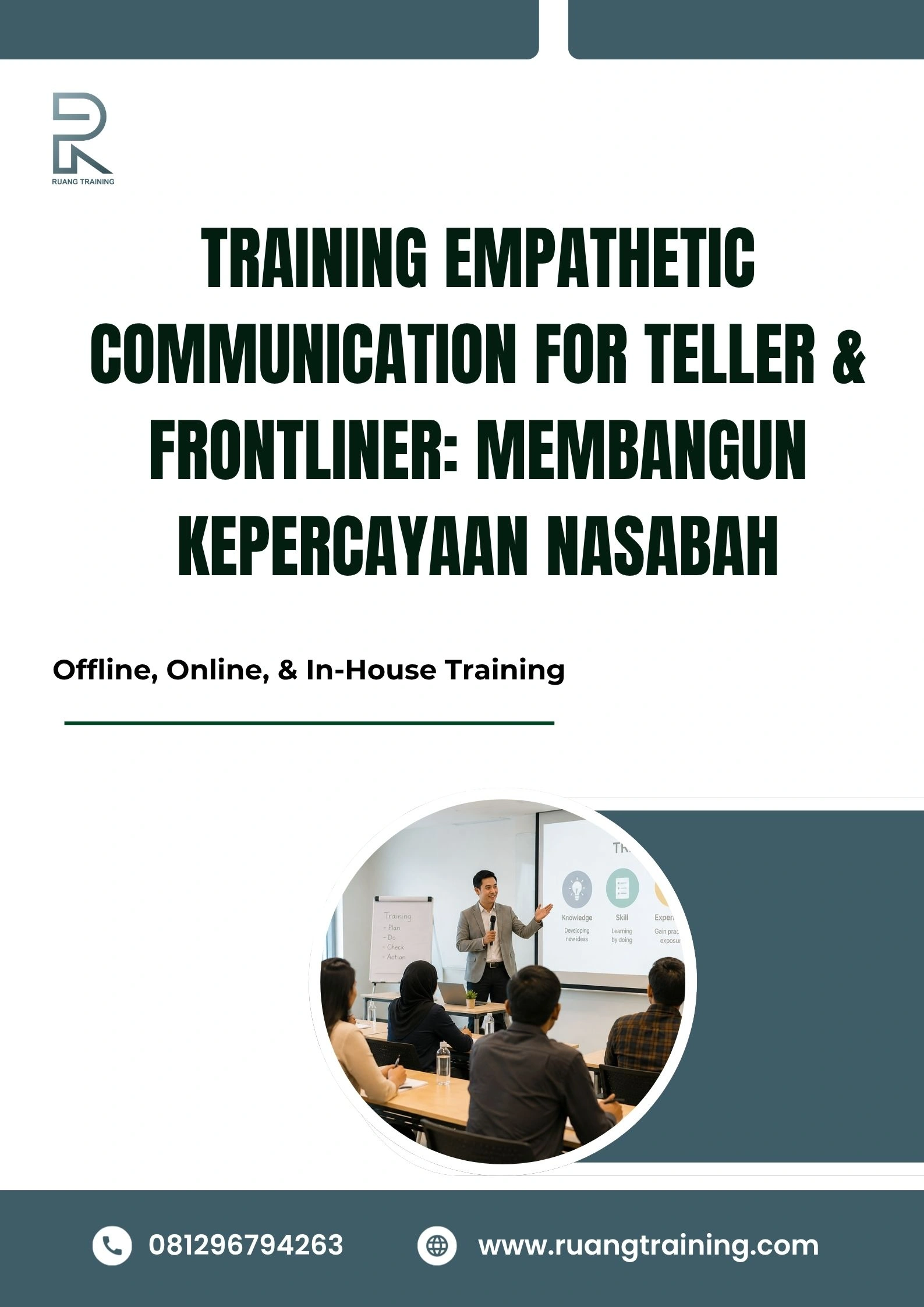 pelatihan EMPATHETIC COMMUNICATION FOR TELLER & FRONTLINER: MEMBANGUN KEPERCAYAAN NASABAH di bali