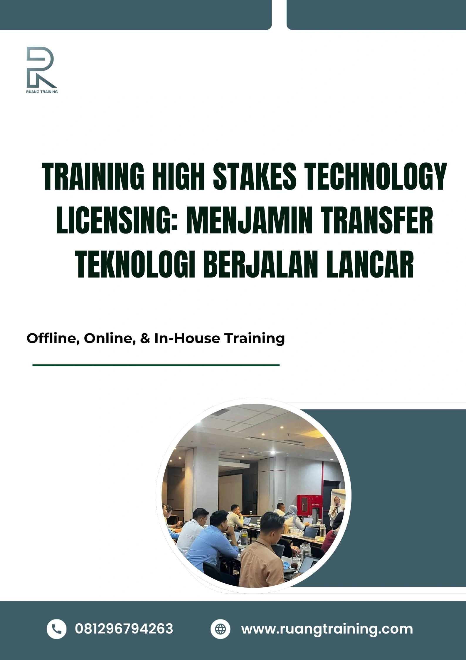 pelatihan HIGH STAKES TECHNOLOGY LICENSING MENJAMIN TRANSFER TEKNOLOGI BERJALAN LANCAR di bali