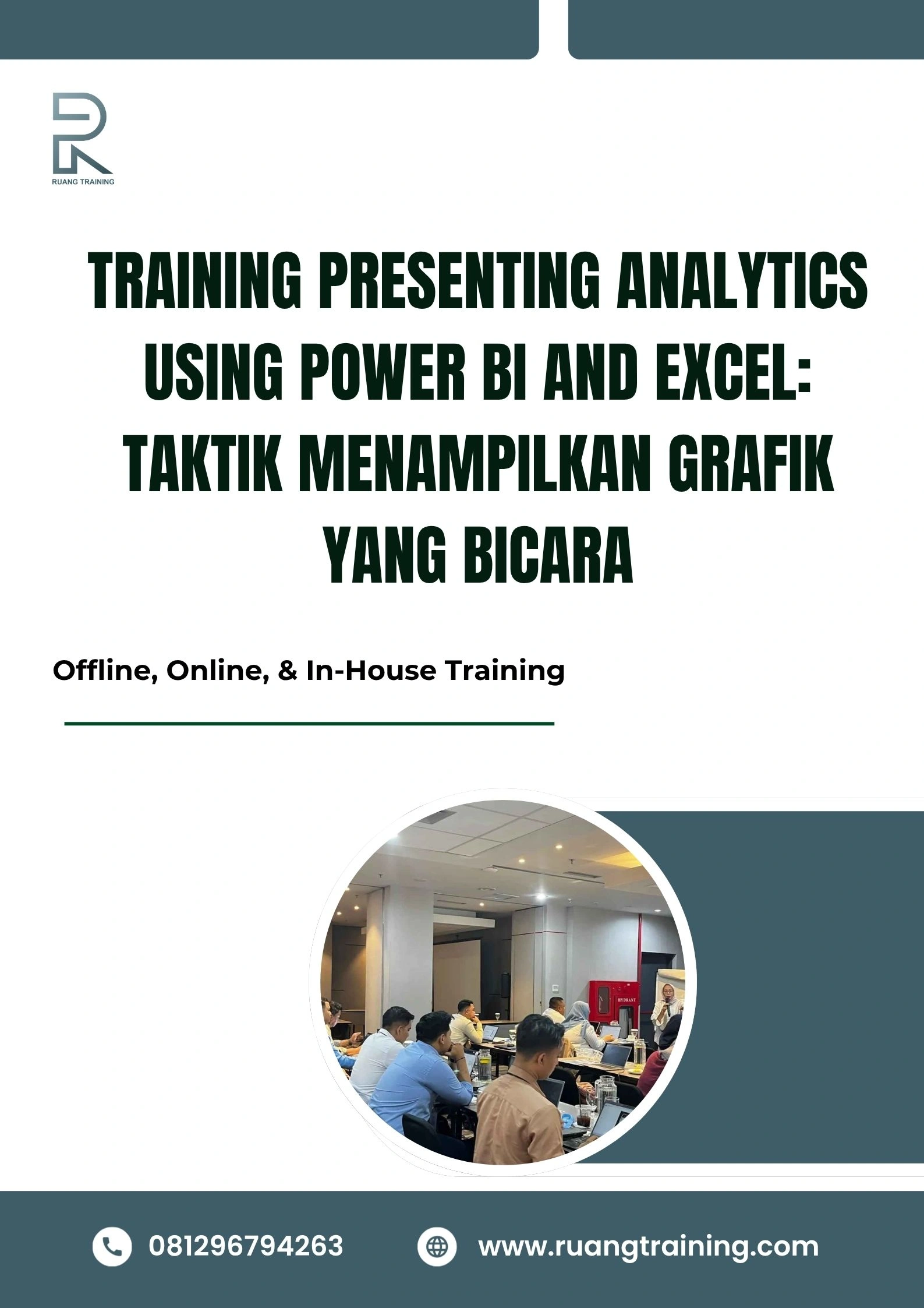pelatihan PRESENTING ANALYTICS USING POWER BI AND EXCEL TAKTIK MENAMPILKAN GRAFIK YANG BICARA di bali