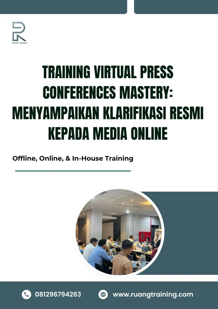 pelatihan VIRTUAL PRESS CONFERENCES MASTERY MENYAMPAIKAN KLARIFIKASI RESMI KEPADA MEDIA ONLINE di bali