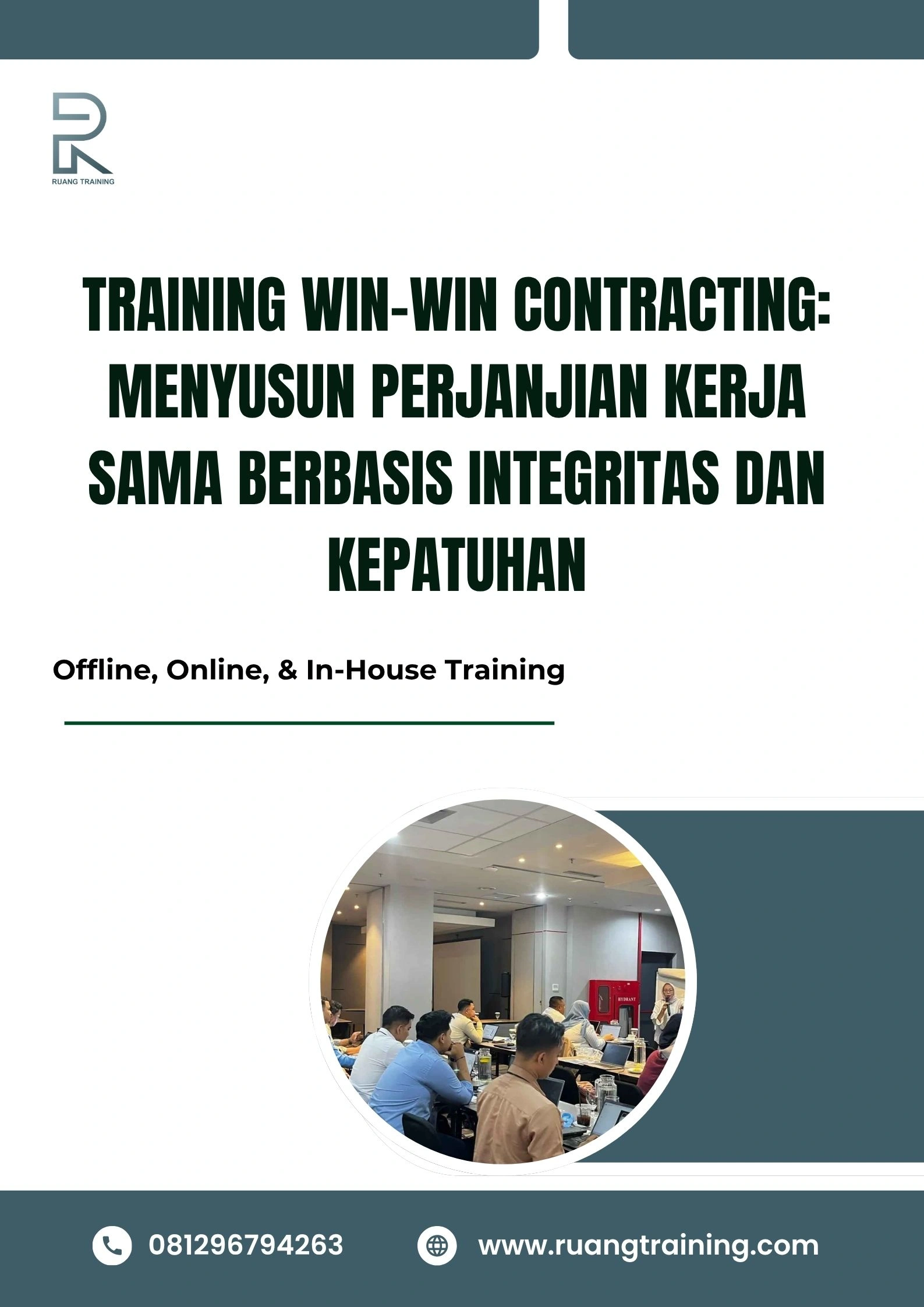 pelatihan WIN-WIN CONTRACTING MENYUSUN PERJANJIAN KERJA SAMA BERBASIS INTEGRITAS DAN KEPATUHAN di bali